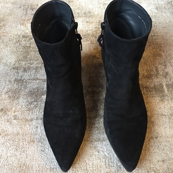 Stuart Weitzman Suede Zepher Booties - Picture 5 of 8